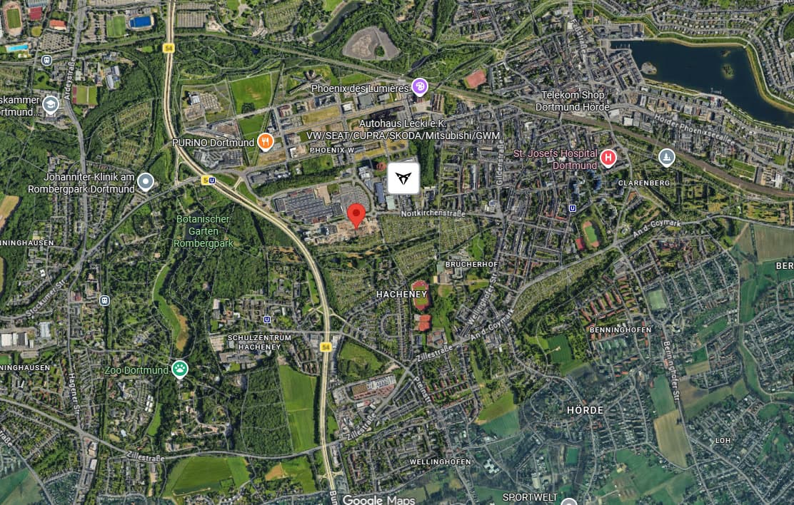 Karte: Wilo Health Cube, Wilopark 15, Dortmund-Hörde